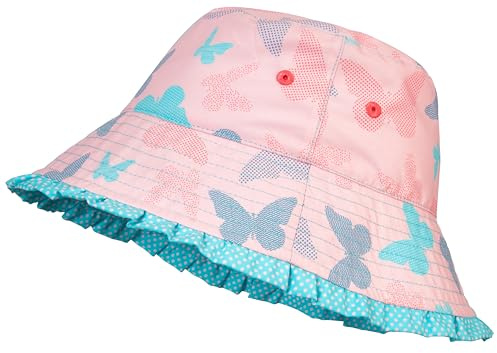 Playshoes Cappello Da Sole Con Protezione Uv, Copricapo con cuffia da bagno Bambine e ragazze, Farfalle, 53