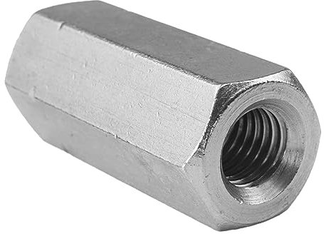 Techtanium Gewindemuffen M6 x 20 mm Sechskant aus Edelstahl A2 (10 Stück) | Versch. Größen & Verpackungseinheiten verfügbar | Verbindungsmuttern | Verbindungsmuffen | Distanzmuffen