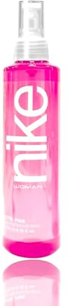 NIKE - Bruma Corporal Perfumada Ultra Pink 200 ml, Aroma Oriental Gourmand, Bruma para Mujer, Body Mist, Fragancia Fresca, de Larga Duración, Fácil de Aplicar, Secado Rápido, Formato Spray