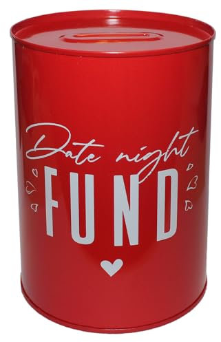 Date Night Fund, Metal Money Tin Money Bank, Money box, Valentines, Christmas or Birthday 2801