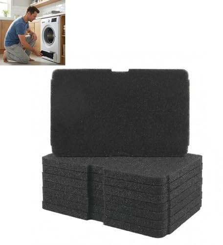 Laukowind 8 Filtros de Repuesto para secador Beko, Compatible con Secadoras de Bomba de Calor 2964840100, Filtro de Esponja de para Beko, Grundig, Blomberg, ElektraBregenz, Medidas 245 x 155 x 10 mm