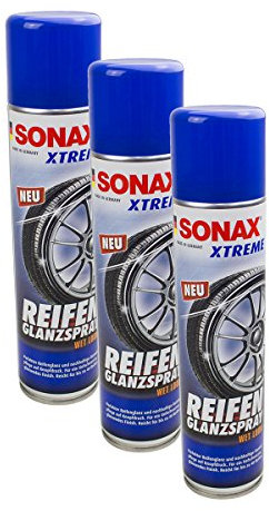 SONAX 3X 02353000 Xtreme ReifenGlanzSpray Wet Look Reifenspray 400ml