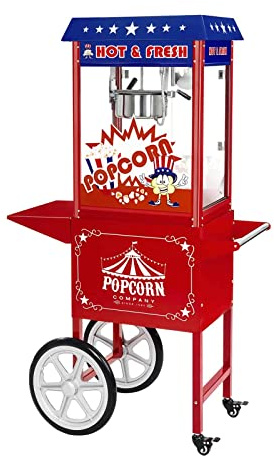 Royal Catering - Palomitera con carrito - 1.500 W