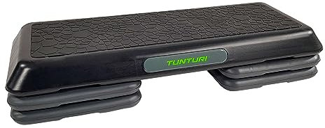 Tunturi Verstellbarer Aerobic Stepper, Step Bank, XXL, 3 Stufen, rutschfest