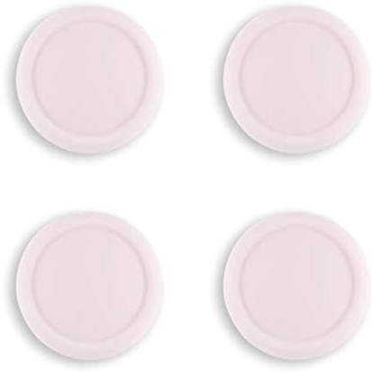 eXtremeRate PlayVital Switch Joystick Caps, Thumbstick Caps, Silicone Analog Cover for Switch Lite & OLED Joycon Thumb Grips - Cherry Blossoms Pink