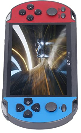 Consola de Videojuegos Portátil, Consola de Videojuegos Portátil Joystick Dual de 5,1 Pulgadas Juegos Múltiples Batería Recargable Consola de Juegos Electrónica