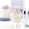 Breast Pump Hands-Free K3 Updated, Wearable Breastfeeding Pump with Soft Double-Seal Flange, 1800mAh Long Battery Life & LED Display, 3 Modes & 9 Levels Electric Breast Pumps Portable - 24mm