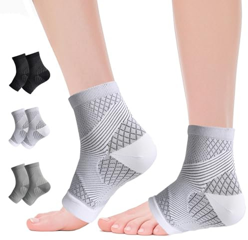 NuCamper Cavigliera Sportiva, Caviglieras Ortopedica per Distorsione Donna/Uomo, Compressione Supporto, Elastica, Tutore Caviglia per Danni ai Legamenti, Caviglies Deboli, Tendinite di Achille Artrite