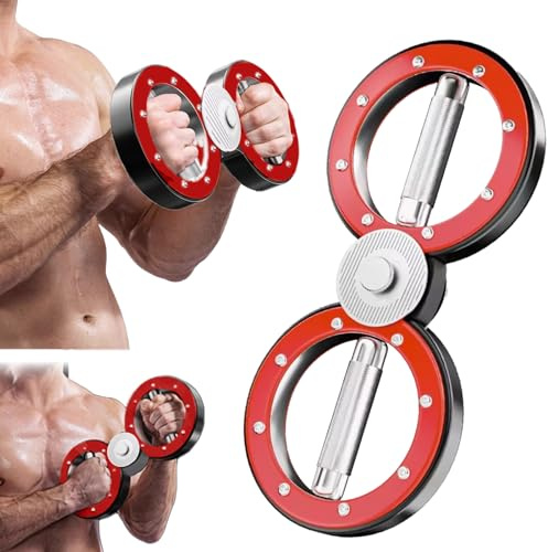 BeSokar Roue d'entraînement des bras | Entraîneur de main et d'avant-bras | Entraîneur de bras réglable pour poignet, épaules et poitrine | Punch Speed Trainer et appareil de musculation des bras
