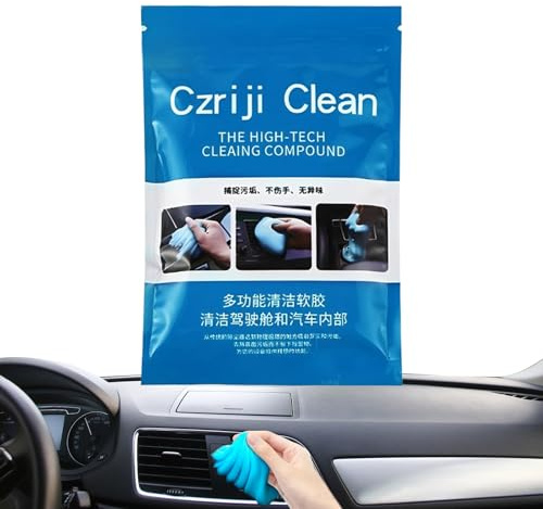 Hitburu Car Slime Cleaner Dust Cleaning Gel | Strong Car Cleaning Putty,Reusable Sticky Gel Deep Tool Wipes Vehicle Vent Supplies for Gadgets Auto Interior Dust