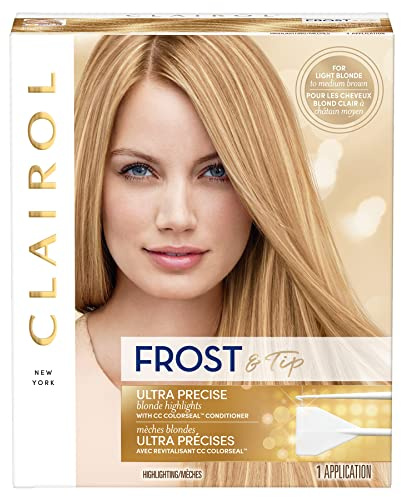 Clairol Nice'n Easy Frost & Tip Original Hair Dye, Light Blonde to Medium Brown Hair Color, Pack of 1