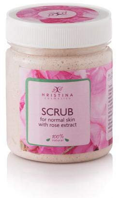 100 % natürliches Gesichtspeeling mit bulgarischer Rose, echtem Rosen-Aroma.