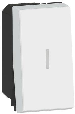 Legrand 077060L Interrupteur ou Va-et-vient Mosaic, 1 Module, 20AX, 250V, Blanc