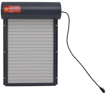 Soldriven Automatisk Hönsgårdsdörröppnare med Timer och Ljussensor, LED-displaykontroll, Skydda fjäderfä, Lätt Att Använda, Programmerbar Dörr i Aluminium för fjäderfä