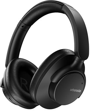 Urbanista Valencia Bluetooth Kopfhörer Over-Ear, Active Noise Cancelling Kopfhörer, Kopfhörer Kabellos Bluetooth, 50h Spielzeit, mit ANC Modus, Hi-Res Audio, Tiefer Bass, Verbindung von 2 Geräten