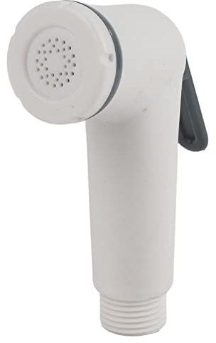 Handhållen Toalett Bidet Sprayer, Vit och Svart, ABS Material, för Personlig Hygien och Husdjur Bad
