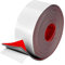 QWORK® Metallband, 35mm x 3 Metres Magnetband selbstklebend, Weiß Metallband, Eisenband