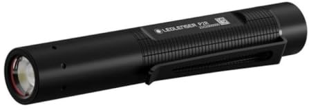 Ledlenser P2R LED-ficklampa, 200 lm, 90 m, USB-C, IP54, 8h, 36 g – mini för camping, vandring, utomhus, hundar