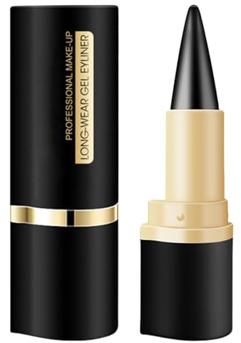 Delineador Ojos Gel Larga Duración, Lápiz Delineador De Ojos Para Maquillaje Gótico, Delineadors De O-jos Mate Secado Rápido, Resistente Al Agua Y A Las Manchas