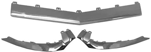 Kit De Carrocería para Parachoques Delantero Y Divisor De Alerón para Mercedes para Benz Clase E W207 2014 2015 2016 2017(Chrome Silver)