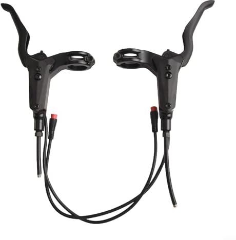 Winlaovate Scooter Hydraulic Disc Brake Caliper Set, Off Brakes with 160mm 180mm 203mm Adapters, Aluminium Alloy Dual G Booster and for Dualtron Upgrade(left front brake)