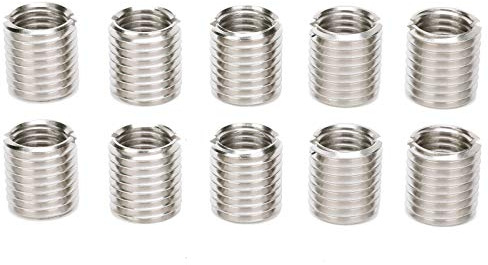 10Pcs Insert Nut, M16 Female and M20 Male Thread Fastening Conversion Repair Sleeve Screw
