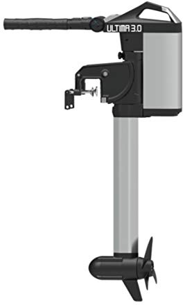 ULTIMA 3HP Electric Outboard, with integrated 1200 Watt Hour Lithium Battery, 63cm shaft, from HASWING MOTORS UK. 2 Year Warranty