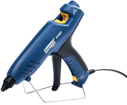 RAPID Pistola per colla a caldo professionale compatta EG313 con uscita 900 g/h e tre minuti di riscaldamento, perfetta per fissare cavi, fissare finiture, giunti e raccordi 5001573 blu