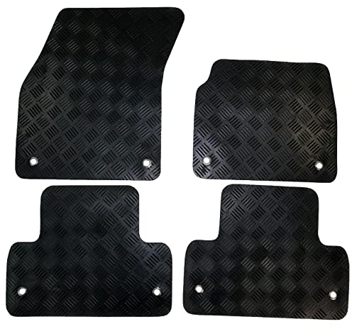 Gummi Automatten Set kompatibel / Ersatz für BMW 3er Touring / Kombi (E46) (Baujahr 1998-2005) maßgeschneiderte Matten strapazierfähig wasserdicht rutschfest