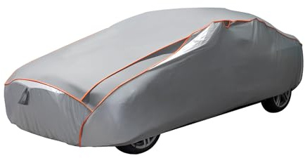 XPOtool Telo copriauto integrale L 482x178x119 cm Telone di protezione auto contro grandine neve e pioggia