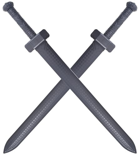 Pack 2 Epees Plastique Epees de Combat en Polypropylene 75cm Glaive de Frappe Entrainement