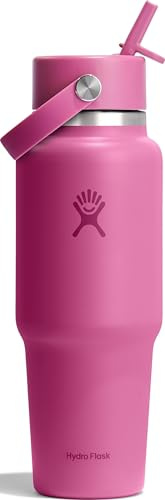 Hydro Flask - Travel Bottle 946 ml 32 oz - Isolerad rostfri vattenflaska med TempShield-vakuumisolering och läckagesäker Flex-sugrörslock - Reef