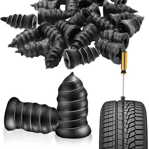 24 Stück Vakuum Reifen Reparatur Nagel, Reifenreparatur Nägel Kit, 2 Größen Tubeless Reparatur Convient Aux Voitures Motos für Auto, SUV, LKW, Motorrad, Fahrrad