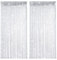 2 Pezzi Tenda a Fili per Porta, 100 x 200 cm Tenda Antimosche, Divisori Per Stanze, Decorazioni per Stanze, Adatte per Matrimoni, Bar, Ristoranti, Porte (Grey)