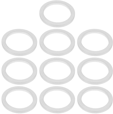 LT Easiyl 10 Pcs d'étanchéité Bouchon Vidange d'huile 24 X 18 X 1,5 Mm Rondelles en Aluminium 995641800 Compatible avec Mazda MX-5 Mk1 1989-1998