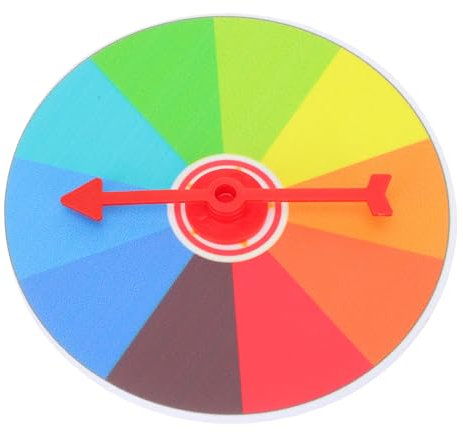 OFFSCH 1stk Glücksrad Glücksspiel Karneval Kreide Spaß Drehendes Preisrad Glücklich, Preise Zu Gewinnen Radiergummi Spinnrad Für Preise Das Rad Plastik Puzzle-ständer Rotieren Spiral-