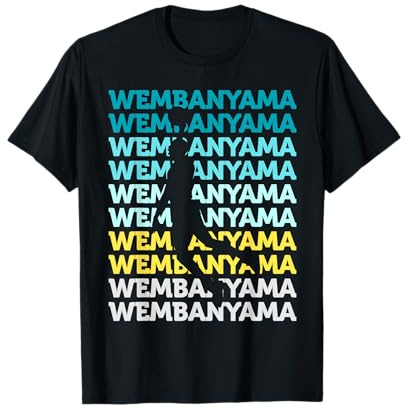 Fan de Cadeau Incroyable de Basket-Ball Wembanyama T-Shirt