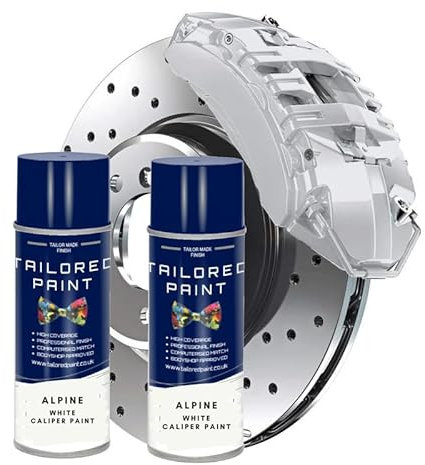 X2 For BMW Alpine White M-Sport Heat Resistant Aerosol Spray Caliper Paint
