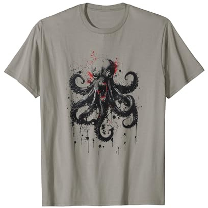 Océano Animales Acuarista Colorido Pulpo Kraken Camiseta