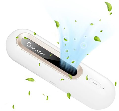 ACWOO Desodorizador de Refrigerador, Eliminador de Olores Frigorifico, Ambientador Nevera, O3 Generador de Purificador, Purificador de Aire de Espacios Pequeños para Nevera, Coche, Zapatero, Armario