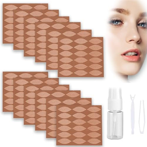 576 Stück Schlupflider Augenlid Premium Stripes unsichtbar - Lidstraffung Strips für strahlende Augen - Lifting ohne OP, hautfreundlich, natürlich - 25 x 4 MM Größen L