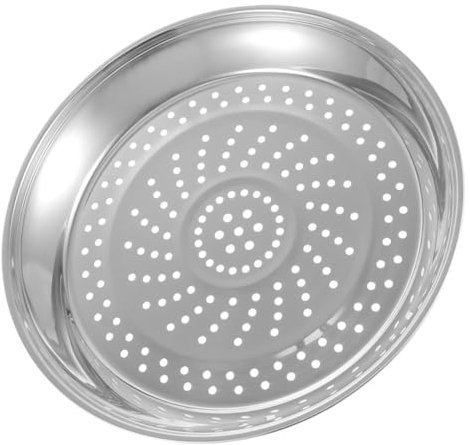 Cabilock Cesta De Vapor De Acero Inoxidable 31 Cm, Bandeja Para Vaporera De Cocina, Rejilla Para Olla Resistente, Drenaje Rápido, Ligera y Compacta, Vaporera De Alimentos Para Uso Doméstico