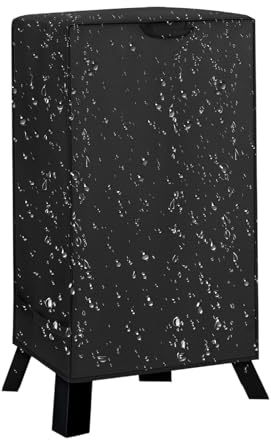 para ahumadero eléctrico: protección Vertical Impermeable y Resistente para ahumadero, Fabricada con Tela Oxford Resistente a la decoloración y a los Rayos UV con Costuras reforzadas, Forro