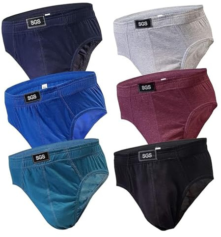 SGS Lot de 6 à 12 Slips pour Homme