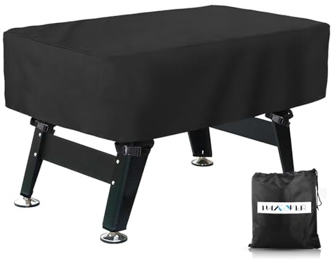 HAYCOVER Outdoor Soccer Foosball Table Cover Waterproof Dustproof Universal Patio Coffee Chair Billiard Game Room Cover Black 300D Oxford Cloth 63 x 45.3 x 19.7 Inch