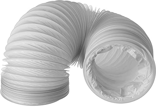 Ø 150 mm/3 m ventilationsslang – PVC flexslang – frånluftsslang för luftkonditionering, torkarbork, avgasfläkt