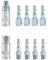 QWORK® 10Pcs Air Line Connectors 1/4 BSP, Couplings Connector Male Female and Male Fittings