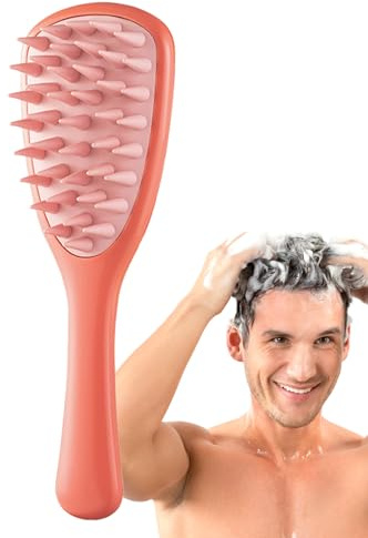 Exfoliante para cuero cabelludo, masajeador de cuero cabelludo para ducha - Cepillos para el cabello para relajarse del estrés | Exfoliante de ducha para el cabello