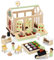PairPear Wooden Toy Dollhouse Furnitures Flower Garden Toy Greenhouse Playset,Toddlers Wooden Toys Dollhouse Garden Toys,Pretend Play Food Set for Girls Boys 3 Years and Up