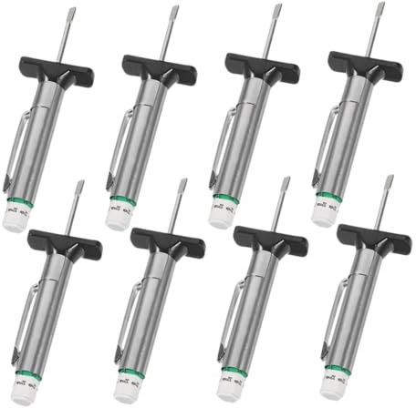 BUGUUYO Set Di 8 Misuratori Di Profondità Per Pneumatici Misuratore Di Profondità Del Battistrada Con Filettatura Da 0 A 25 Mm Facile Da Misurare E Mantenere